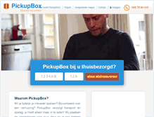 Tablet Screenshot of pickupbox.nl